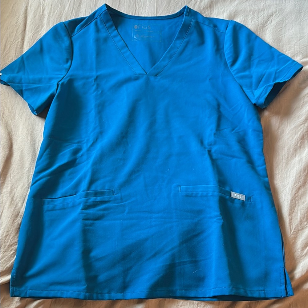 Figs Casma Alps Blue Women's Top